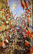 Claude Monet Rue Montorgueil, oil painting reproduction